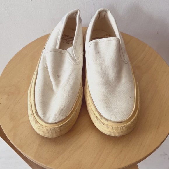 ASSEMBLY NY Japanese Canavas Slip-ons - Picture 1 of 4